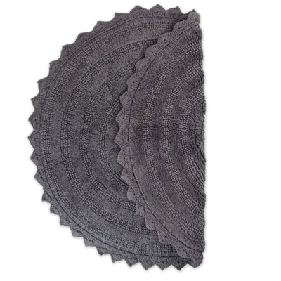 Lisk Circle Cotton Bath Rug