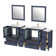 Karson 84'' Double Bathroom Vanity with Ceramic Top with Mirror