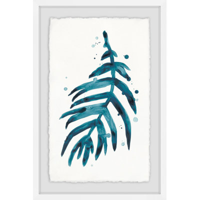 Stems In Indigo VI - Single Picture Frame Print