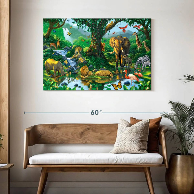 Brampt Jungle Harmony, 30" H x 45" W