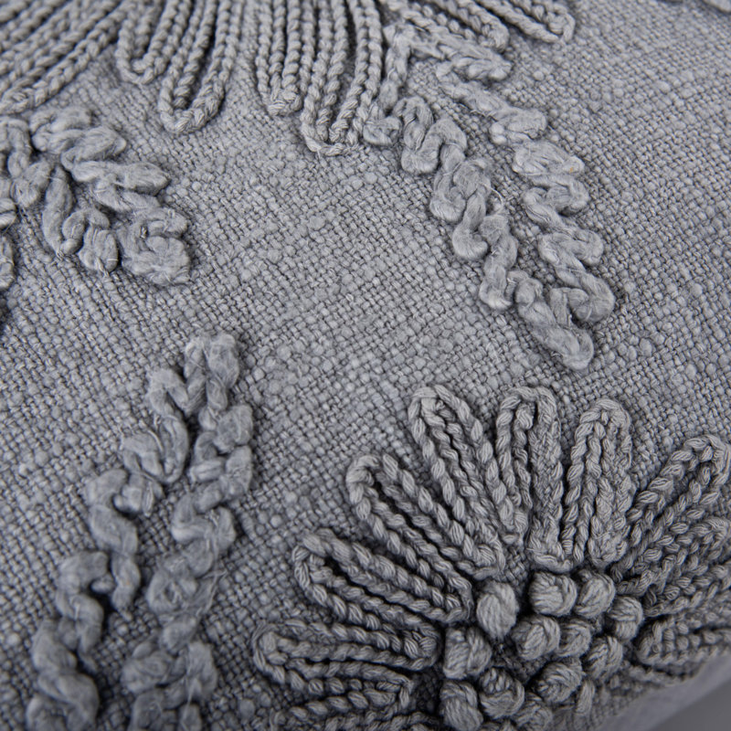Coussin 100% coton, Gris