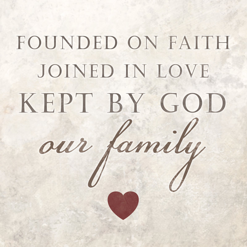 Kept By God - Wrapped Canvas Print, 51cm H x 51cm W x 3.8cm D