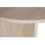Table de salle à manger élégante et moderne, couleur travertin, capacité de 70 lb | Panneau de particules enduit 100% mélamine, dimensions: 70,9 po x 29,5 po x 35,4 po | Design élégant en marbre beige uni pour les maisons et les salles à manger contemporaines-1584978269