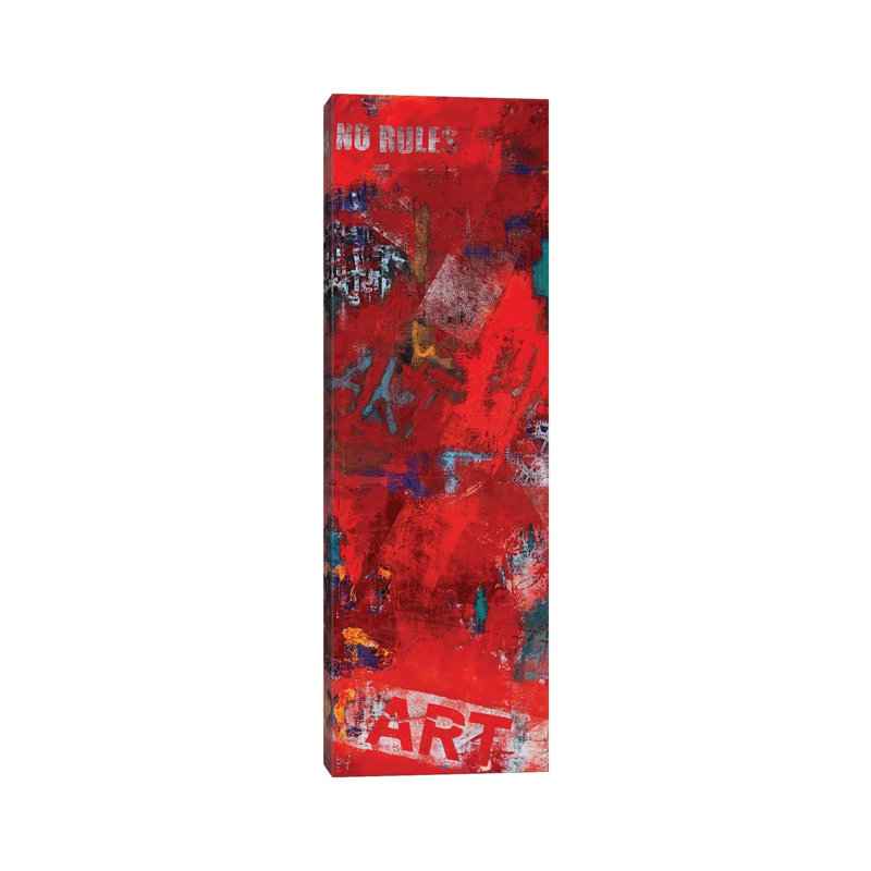 No Rules by Olena Bogatska - Panoramic Print on Canvas, Wrapped Canvas, 91.44cm H x 30.48cm W x 3.81cm D