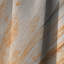 Panneau de rideau abstrait, motif occultant en spirale orange et blanc - spirale minimale orange et blanche-1808176588