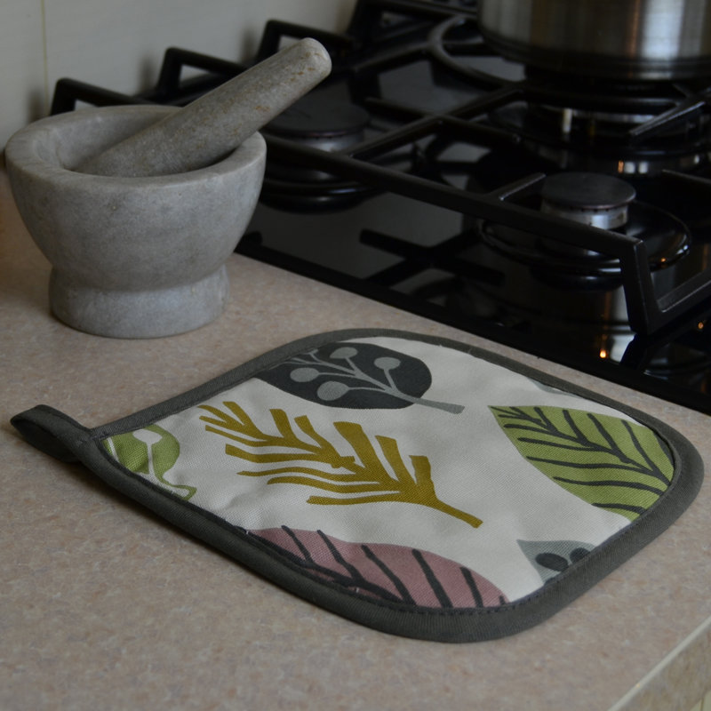 Red Barrel Studio® Esmerelda Cotton Potholder, Blush Pink