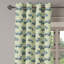 Rideau décoratif à œillets à 2 panneaux East Urban Home Vintage, 50 po, vert ardoise bleu-106355492