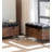 American Traditional Upholstered Shoe Storage Bench with Corner Protectors