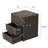 Lannigan Vintage Storage Chest with Buckle Hinged Top, Linen Accent End Side Table