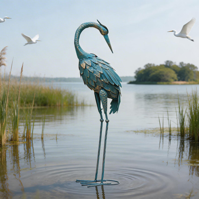 Statue de jardin Paisyn Crane