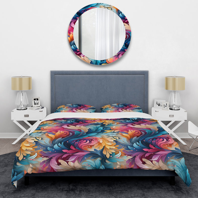 Literie Ethno Paisley Harmony, Housse de couette simple + 1 taie décorative stan