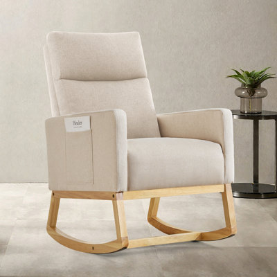 Fauteuil berçant et oscillant Mid-Century