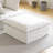 Fairford Upholstered Linen Velvet Slipcovered Ottoman-2076945445