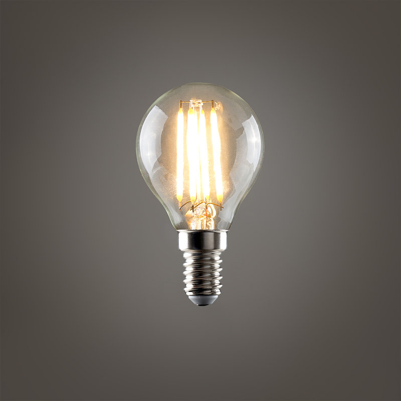 4W SES Vintage Edison Golfball Light Bulb, Warm White