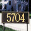 Egg and Dart 1-Line Lawn Address Sign-1741348482-1741348486