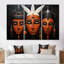 Masque africain noir et orange Kuba-1092179317-1092179318