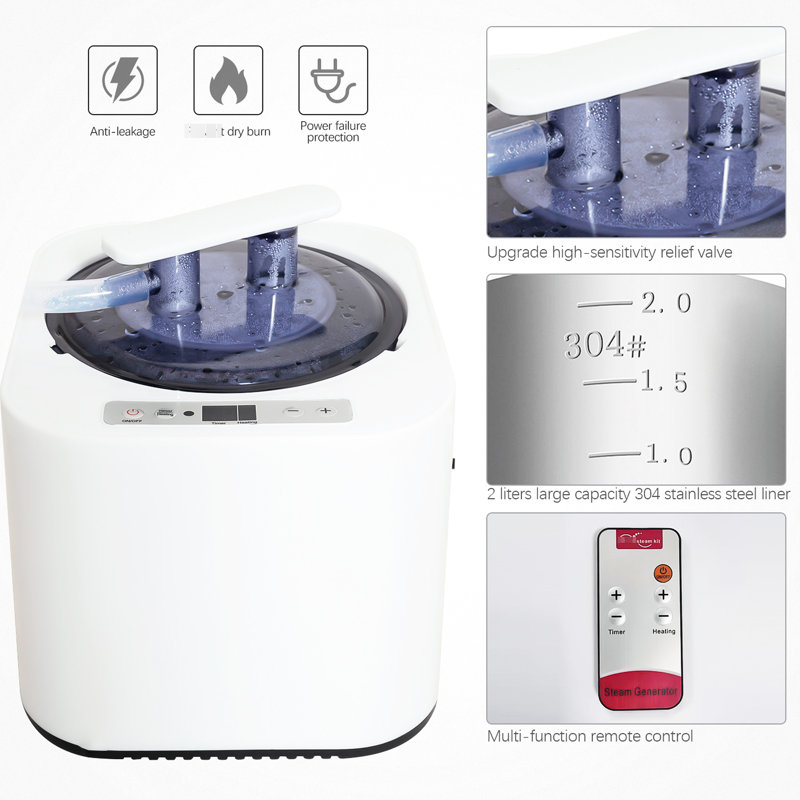 Portable Steam For Home Luxury - Tent With Heater, Chair, Remote 38.08In Height X 27.91In Width Depth Measurements Comfort Specs