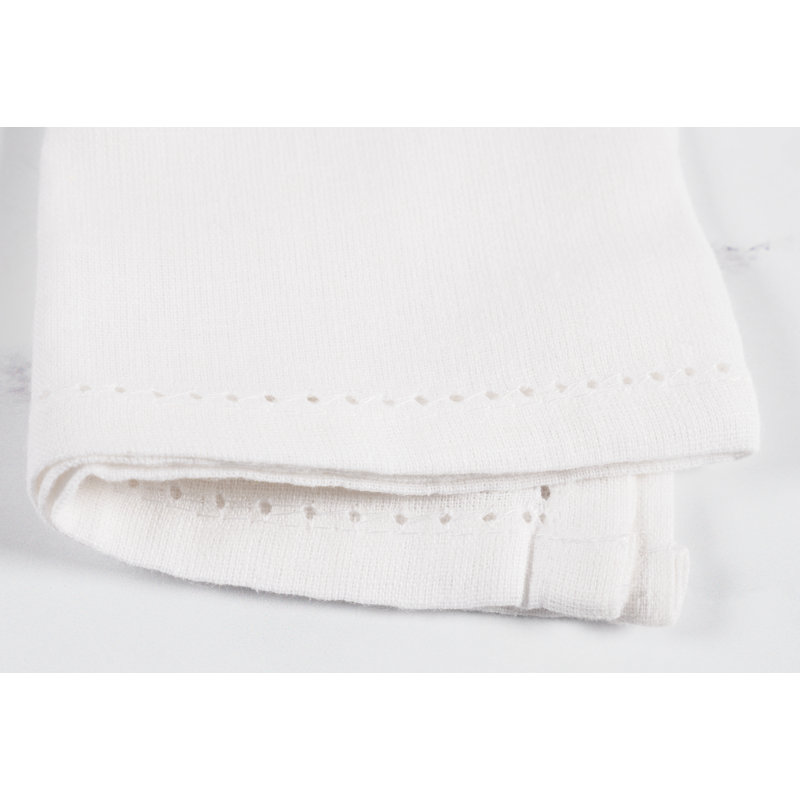 Ensemble de 8 serviettes Winston Porter, Blanc