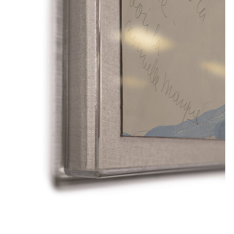 Clouds Print by Paule Marrot, Acrylic Box, Framed Print, 56" H x 44" W