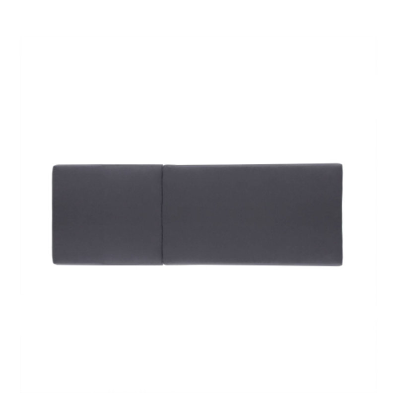 Coussin de chaise longue gris foncé, Gris