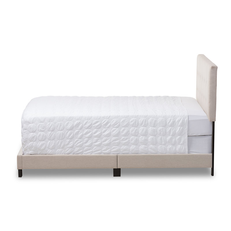 Lit tapissier standard Channie Fazio, Très grand