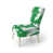 Mélange de polyester vert / blanc