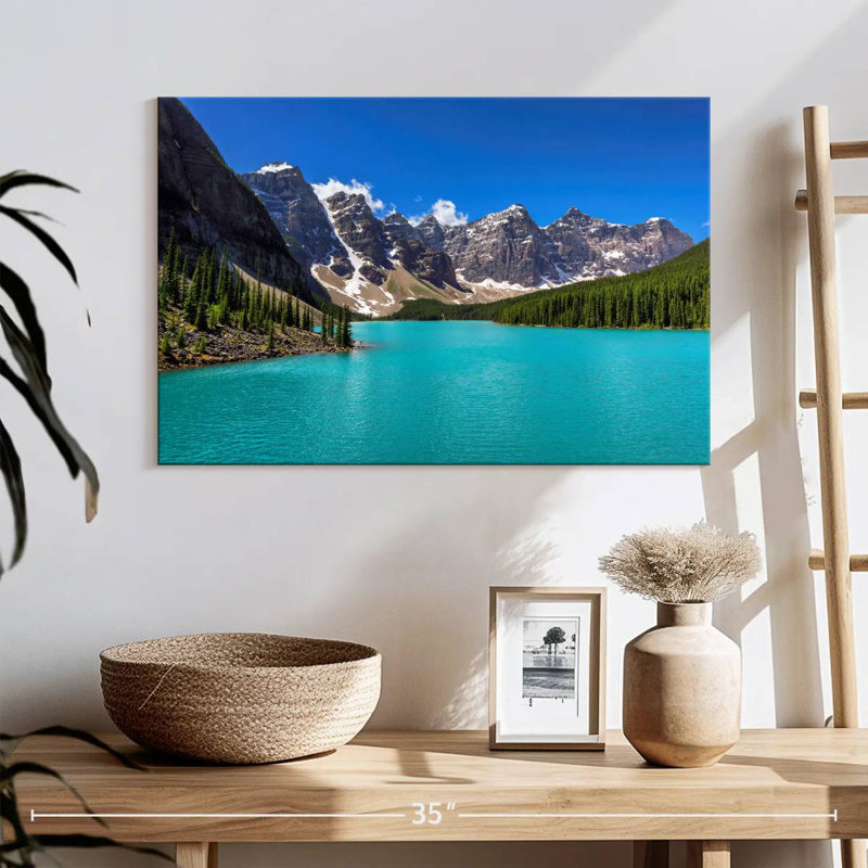 Alvord turquoise, lac Moraine, H 16 po x l 24 po