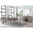 Casual Two Tone 6 Drawer Dining Table