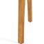 2 chaises de salle à manger - bois, coussins gris avec sangles pour l'extérieur, 2 pièces, courbe élégante et bord droit, coussin de patio