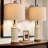 Marable 24"Vintage White Resin Table Lamp.Suitable for living rooms,bedrooms,and offices.
