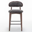 Tabouret de comptoir en bois massif-1970134108