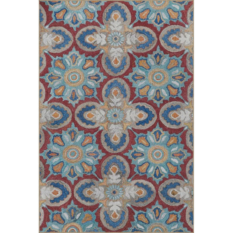Floral Traditional Decorative Washable Rug, Rectangle 2'4" x 4'