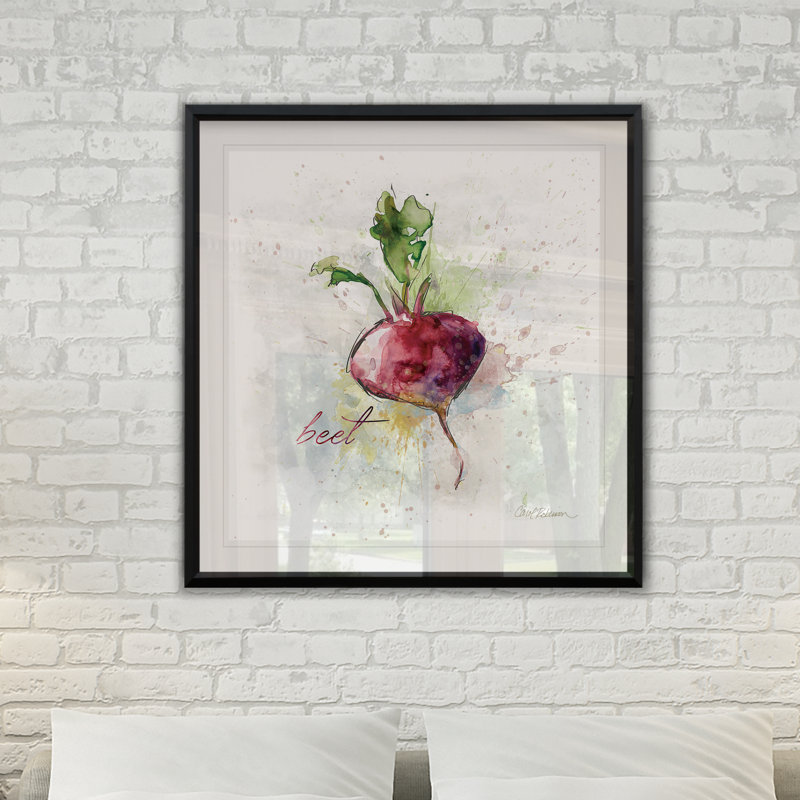 " Veggie Beet ", 17.5" H x 17.5" W x 1.5" D