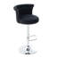 Tabouret de bar pivotant en velours (ensemble de 2)-2082231674