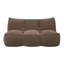 Canapés doubles compressibles, velours côtelé marron 135 cm, canapé compact moderne pour la maison-1067313467