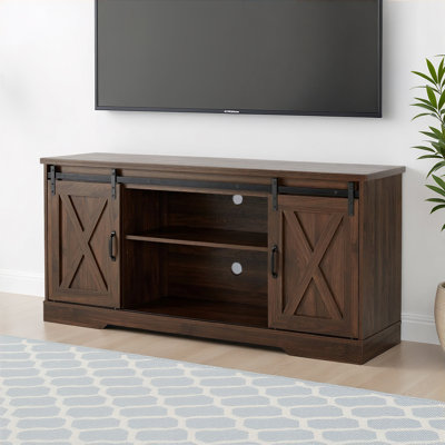 Meuble télé Chiara pour téléviseur de 75 po ou moins avec armoires Chiara