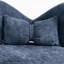 Fauteuil de coiffeuse pivotant avec dossier papillon et velours chenille-978604490