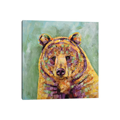 Dandelion Bear - Wrapped Canvas Print