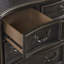 Commode double 7 tiroirs avec miroir Aniah