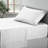 Lux Decor Collection Stripes Bed Sheets Microfiber Bedding Set with Fitted, Flat Sheet & Pillowcase-1713469896-1713469947