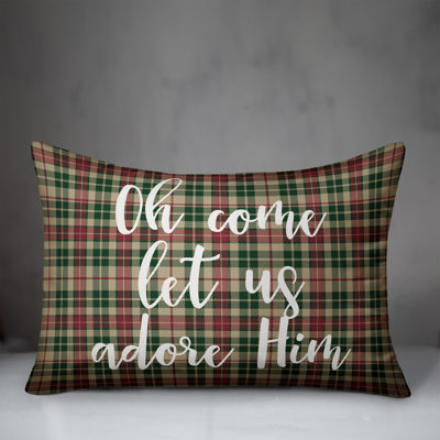 Plaid Throw Pillow