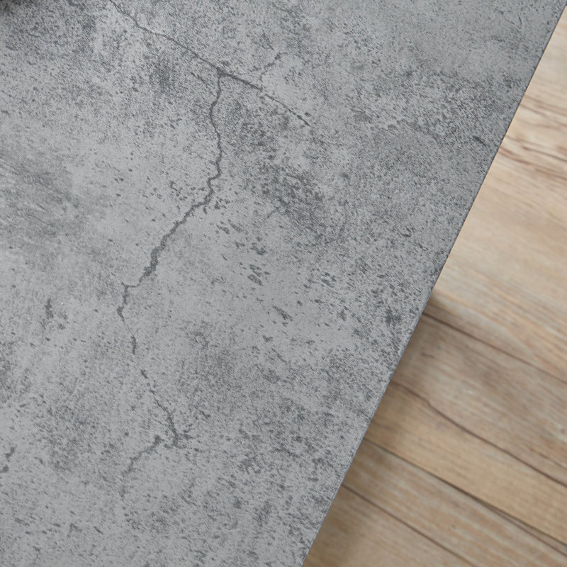 Kalyssa Frame Nesting Tables, Grey Concrete, Chrome