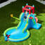 Toboggan gonflable 13 'x 8' avec piscine pour enfants (avec ventilateur)