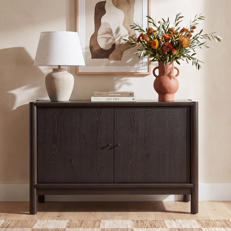 Vedika Vinco Sideboard-Worn Black Oak