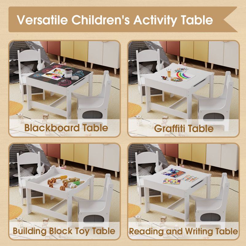 Ensemble repas pour 2 personnes Hrasky, Blanc, Blanc / gris