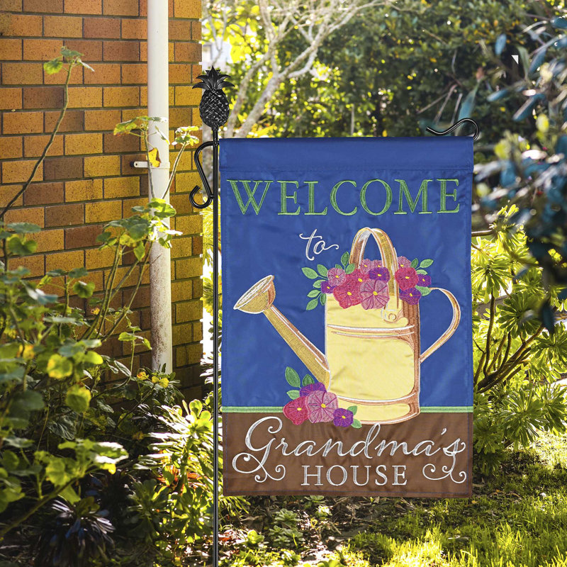 Drapeau Welcome To Grandmas House 13 x 18