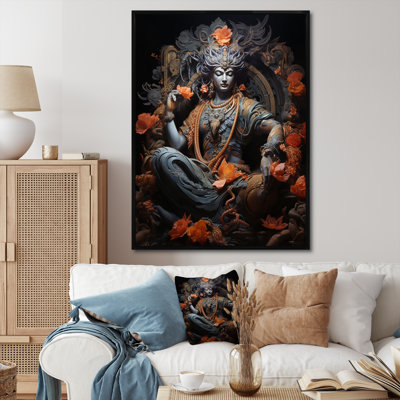 «Boynes Hinduisim Art Vishnus Cosmic», reproduction sur toile