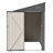 4x7 Foot Lean-To Shed in Olive grey