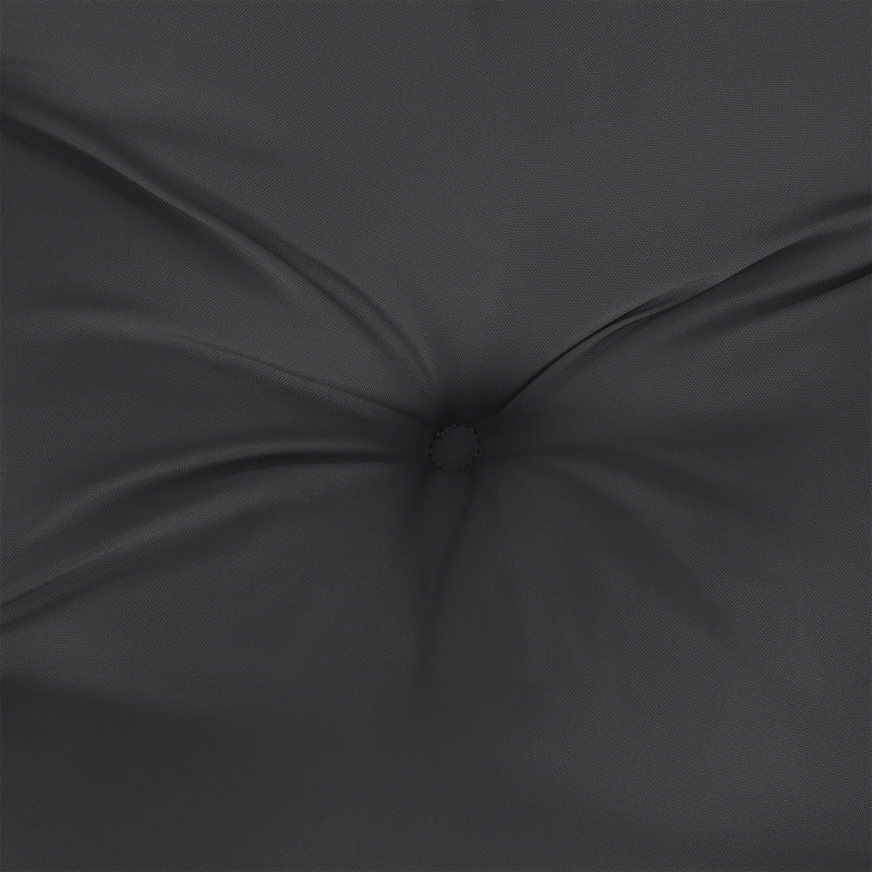 Coussin de siège / dossier d'extérieur Toan, Noir