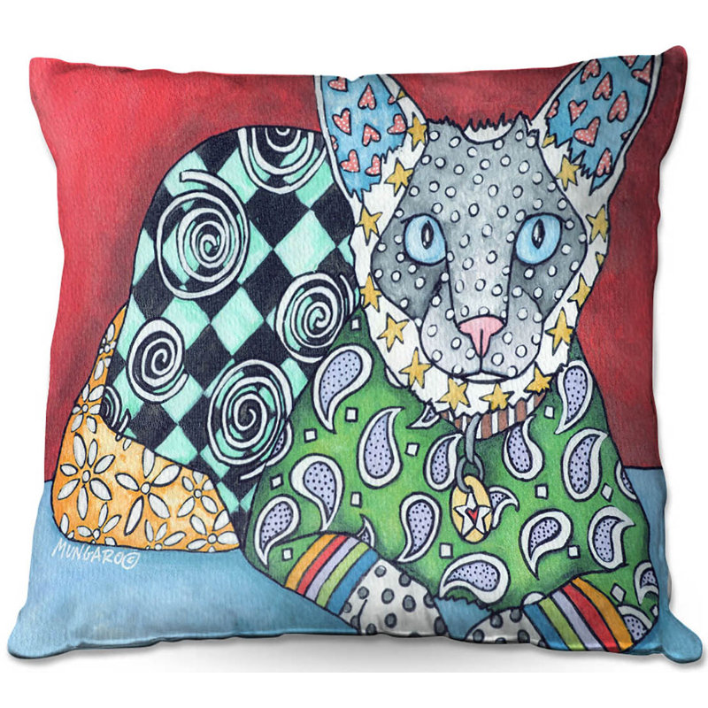 Reversible Throw Pillow, 20" x 20"